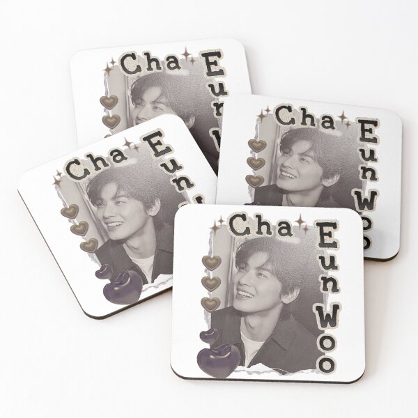 Item preview,  Cha Eun-woo: Korean Drama Actor Scrapbook Collage Cozy Y2K Vintage Design designed and sold by HELL0WBELLO.