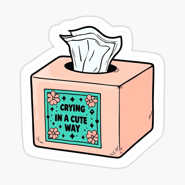 Artikel-Vorschau von Weinen auf eine süße Art Aufkleber, designt und verkauft von Sticker Mama.
