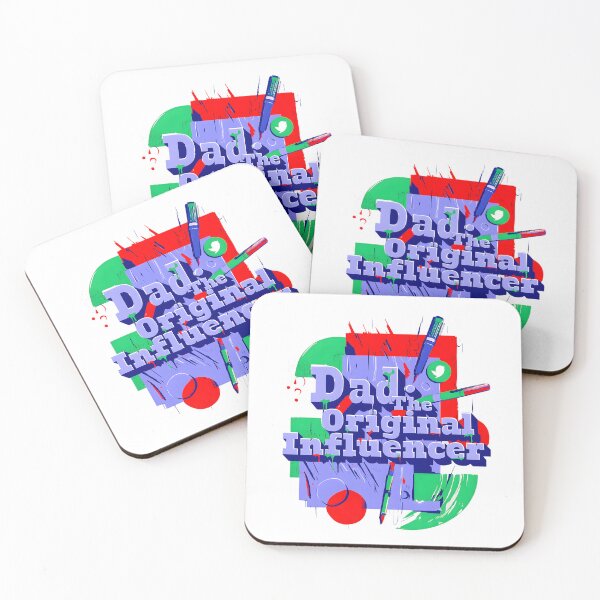 Item preview, Dad: The Original Influencer | Modern Pop Art Father’s Day Digital Print 2025 designed and sold by AnnDesignStudio.