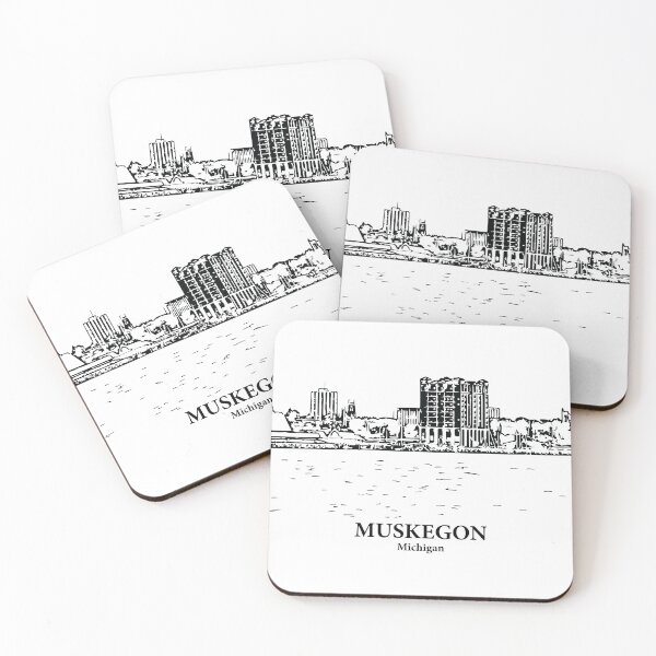 Item preview, Muskegon - Michigan designed and sold by Lakeric Cityscapes.