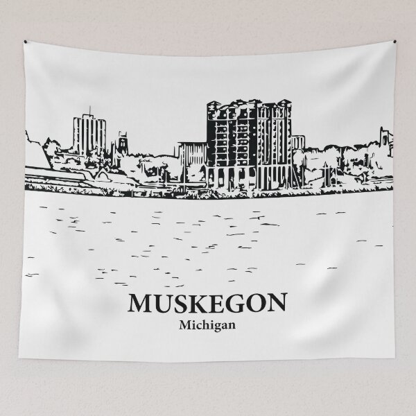 Item preview, Muskegon - Michigan designed and sold by Lakeric Cityscapes.