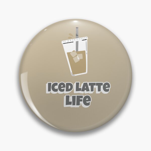 Item preview, Iced Latte Life Coffee Lovers designed and sold by PureGoldDesigns.