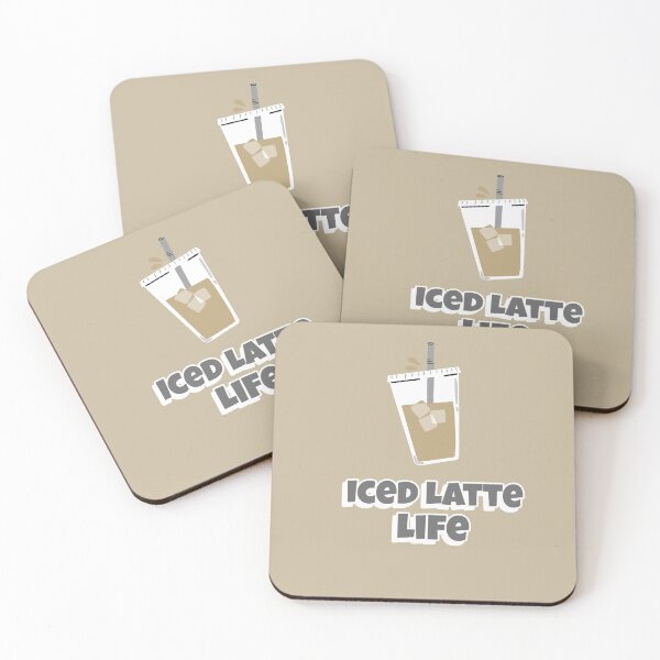 Item preview, Iced Latte Life Coffee Lovers designed and sold by PureGoldDesigns.