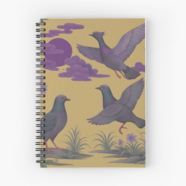 Item preview, Dove pattern with floral elements – Traditional Asian illustration in elegant natural style designed and sold by Hallyu Bubble.