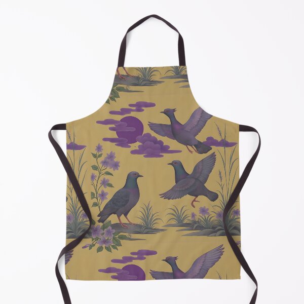 Item preview, Dove pattern with floral elements – Traditional Asian illustration in elegant natural style designed and sold by Hallyu Bubble.