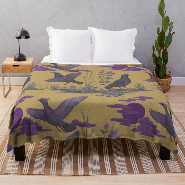 Item preview, Dove pattern with floral elements – Traditional Asian illustration in elegant natural style designed and sold by Hallyu Bubble.