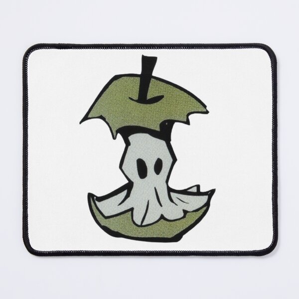 Item preview, Green Apple Core – Retro Fruit Illustration designed and sold by StickerStudioHQ.