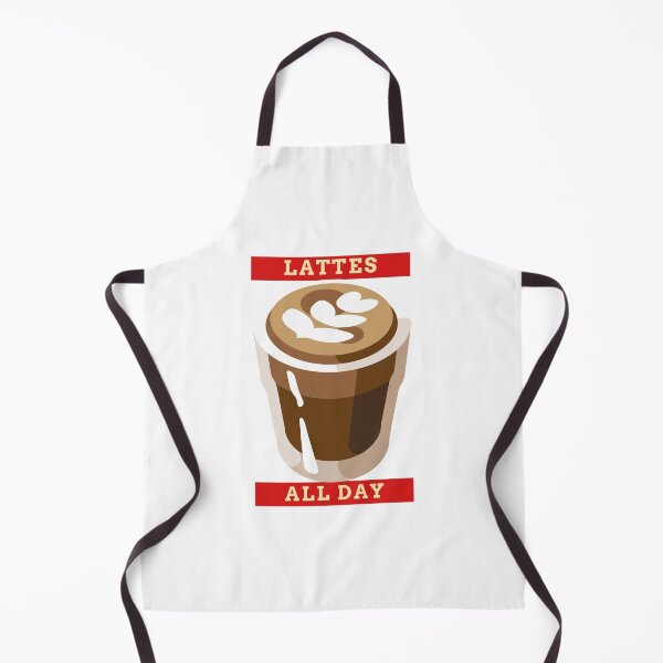 Item preview, Lattes All Day Coffee Lovers designed and sold by PureGoldDesigns.