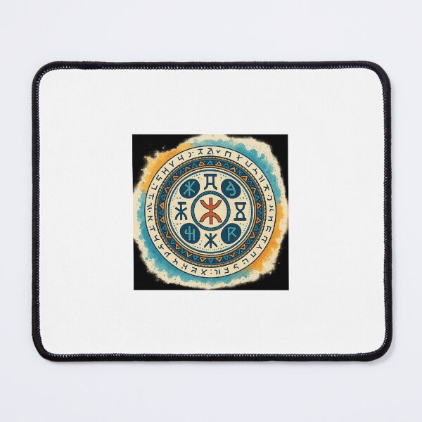 Item preview, Amazigh Freedom Mandala ⵣ | Minimalist Berber Geometric Art designed and sold by GeekGliter.