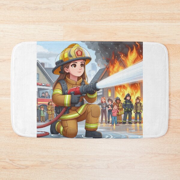 Item preview, The firefighter in action designed and sold by PandoraCastle.