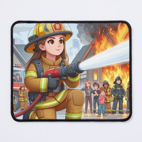 Item preview, The firefighter in action designed and sold by PandoraCastle.