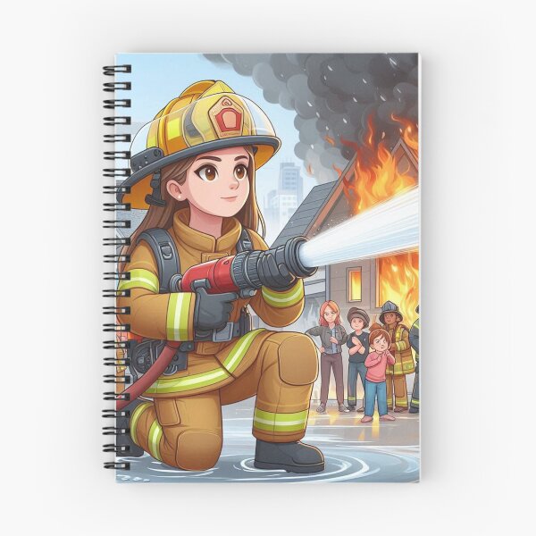 Item preview, The firefighter in action designed and sold by PandoraCastle.