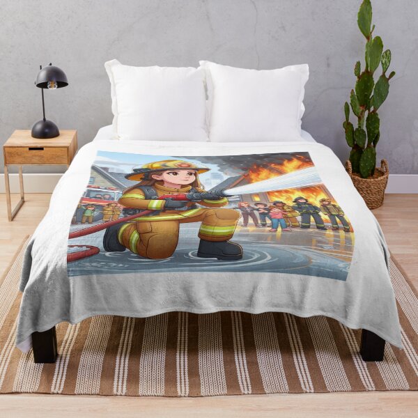 Item preview, The firefighter in action designed and sold by PandoraCastle.