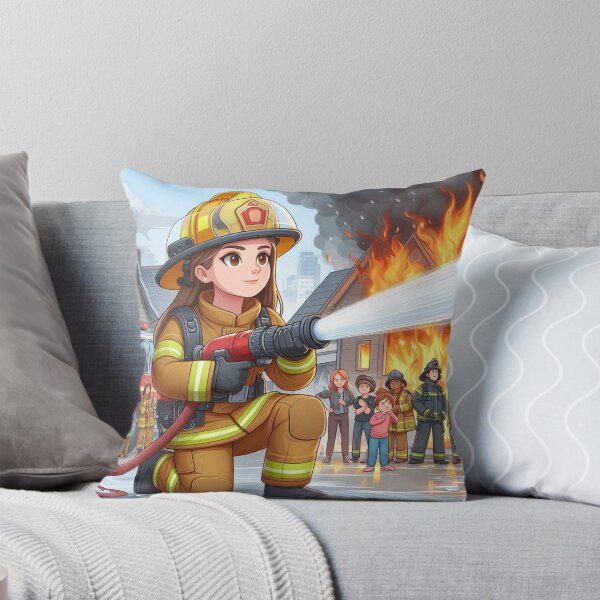 Item preview, The firefighter in action designed and sold by PandoraCastle.