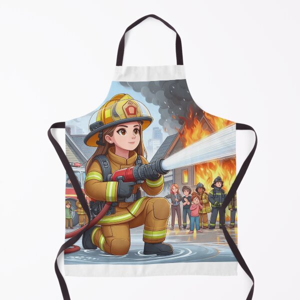 Item preview, The firefighter in action designed and sold by PandoraCastle.