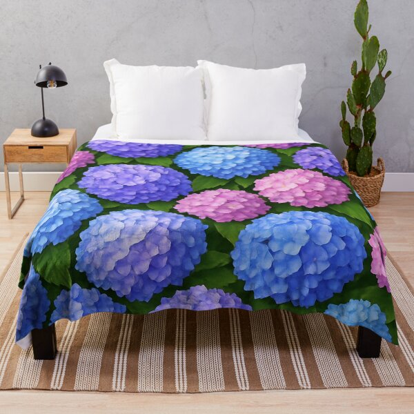 Item preview, Blossom Spheres - Blue & Purple Hydrangeas designed and sold by ArdethBey.