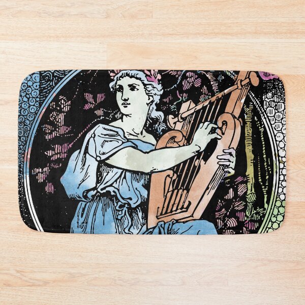 Item preview, Muse of Harmony: heraldic colored design of a Greek female designed and sold by elmanchour.