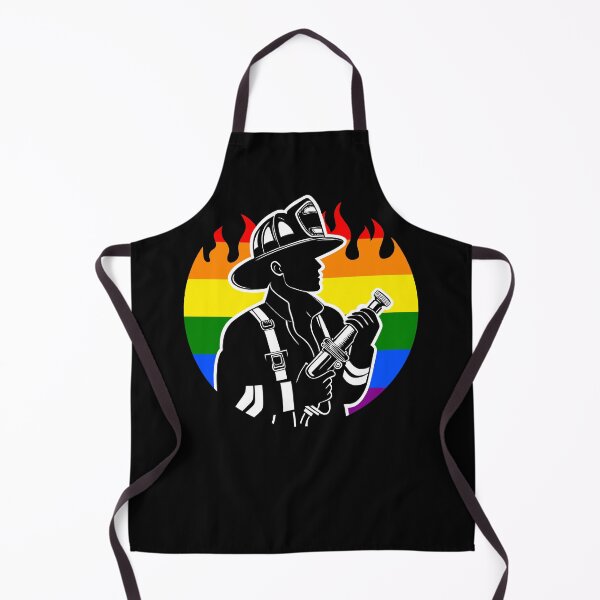 Item preview, Gay Pride Firefighter designed and sold by Ghost on Toast.