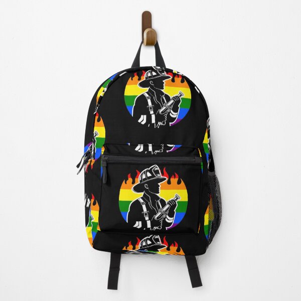 Item preview, Gay Pride Firefighter designed and sold by Ghost on Toast.