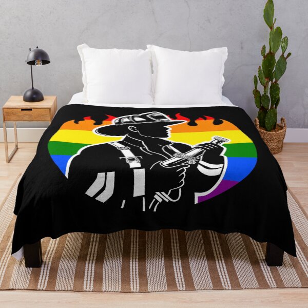 Item preview, Gay Pride Firefighter designed and sold by Ghost on Toast.