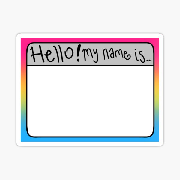 Item preview, Pansexual Name Tag designed and sold by spadesir.