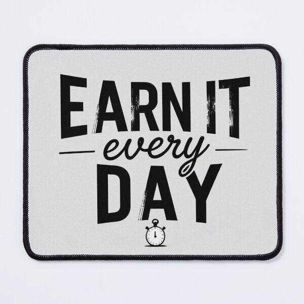 Item preview, Earn it every day design designed and sold by Motivated Sensei.