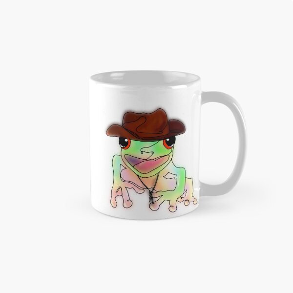 Item preview, Funny Frog in Cowboy Hat – animalsinhats designed and sold by Ashley’sAnimalz.