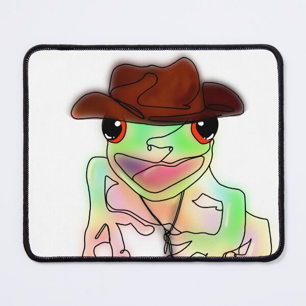 Item preview, Funny Frog in Cowboy Hat – animalsinhats designed and sold by Ashley’sAnimalz.