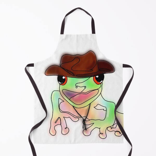Item preview, Funny Frog in Cowboy Hat – animalsinhats designed and sold by Ashley’sAnimalz.