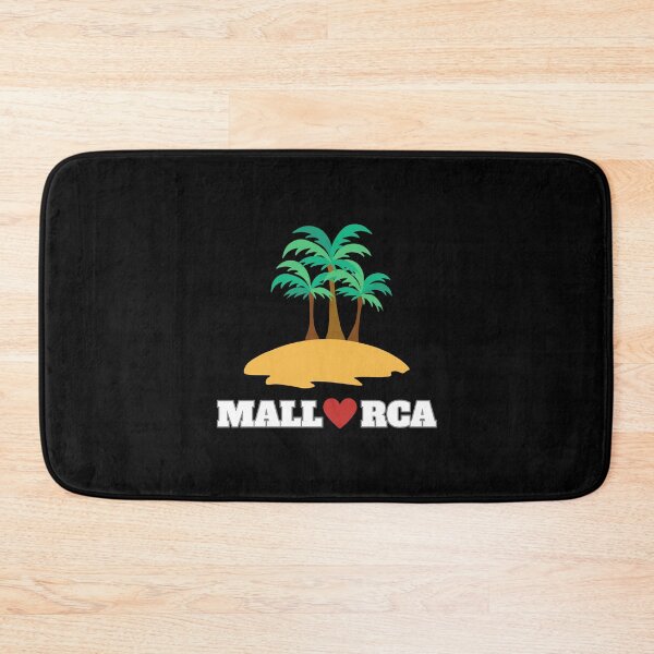Item preview, Mallorca with heart, palm trees and beach designed and sold by DoKaAltmann.