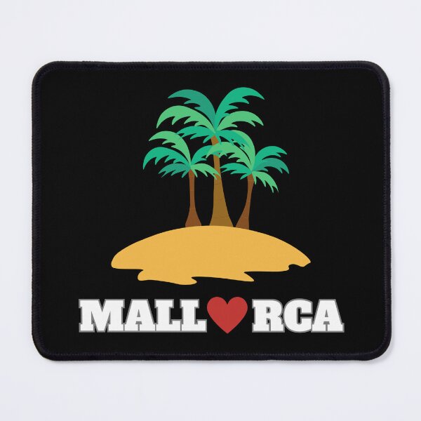 Item preview, Mallorca with heart, palm trees and beach designed and sold by DoKaAltmann.