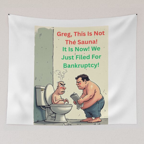 Item preview, A former CEO of a bankrupt company sitting in a toilet! designed and sold by Jamesk82.