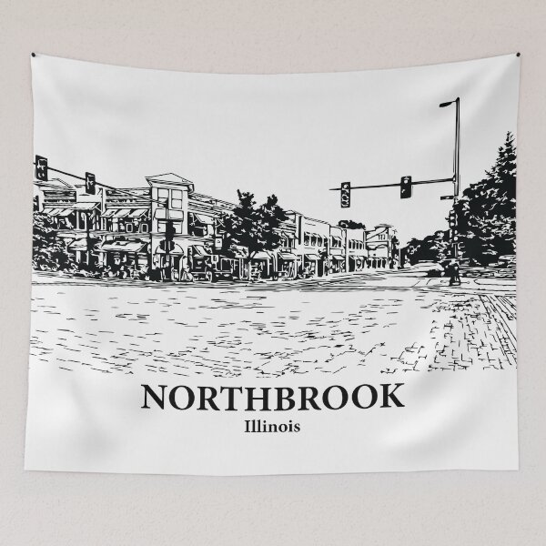Item preview, Northbrook - Illinois designed and sold by Lakeric Cityscapes.