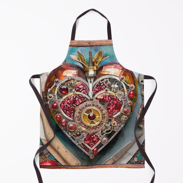 Item preview, Steampunk Heart Series - Ruby Pomegranate designed and sold by Lee Hiller Designs.