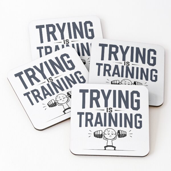 Item preview, Trying is training design designed and sold by Motivated Sensei.