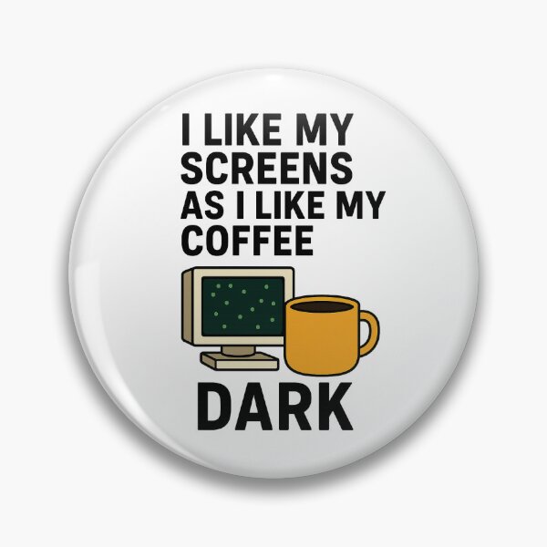Artikelvorschau, Dunkle Bildschirme und Kaffee entworfen und verkauft von Visual Nonsense.