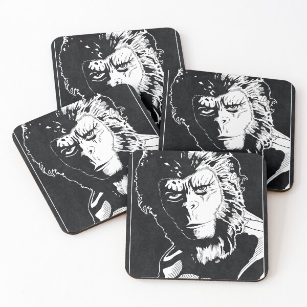 Item preview, CORNELIUS - Planet of the Apes (Black and White) designed and sold by FamousWeirdosRB.
