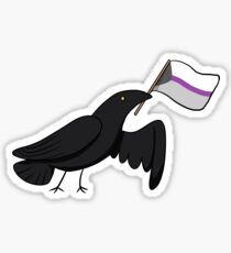 Pride Corvids - Demisexual Sticker