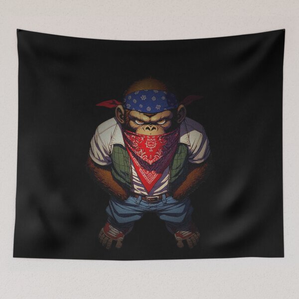 Item preview, Cool Street Style Monkey Urban Graphic hip-hop Boys designed and sold by BornBorn.