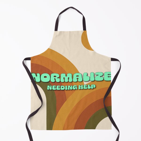 Item preview, Normalize Needing Help – Retro Mental Health Poster designed and sold by CrumblyStudio.