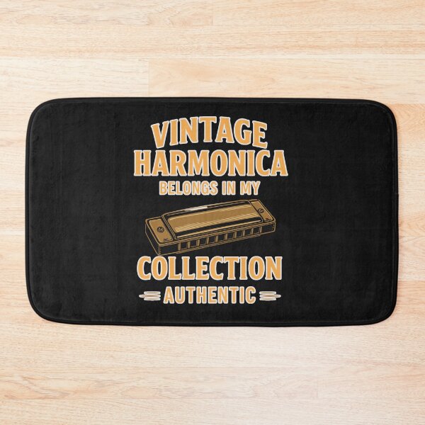 Item preview, Vintage Harmonica Collector Design – Authentic Music Nostalgia designed and sold by JenniferCreaArte .