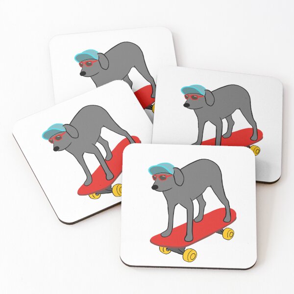 Item preview, Cool Dog (white background) designed and sold by kwerkshop.