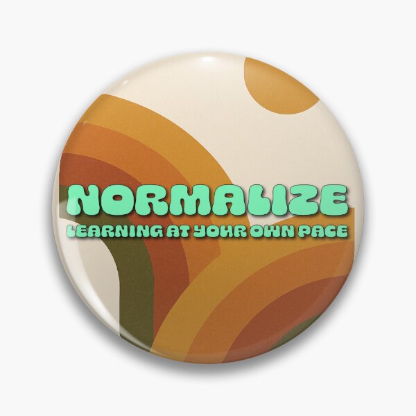 Item preview, Normalize Learning at Your Own Pace – Retro Education Poster designed and sold by CrumblyStudio.