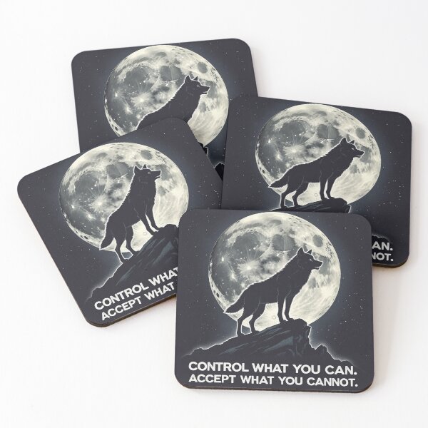 Item preview, Night lonely wolf design designed and sold by Motivated Sensei.