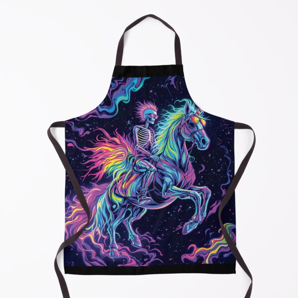 Item preview, Skeleton Riding a Unicorn designed and sold by dfunky.