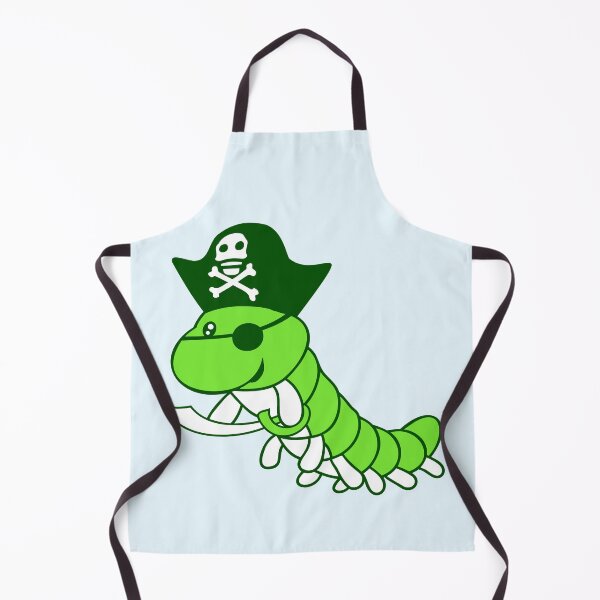 Item preview, Caterpillar Sabre Pirate Captain Cap Funny Cute designed and sold by shirt-o-mat.