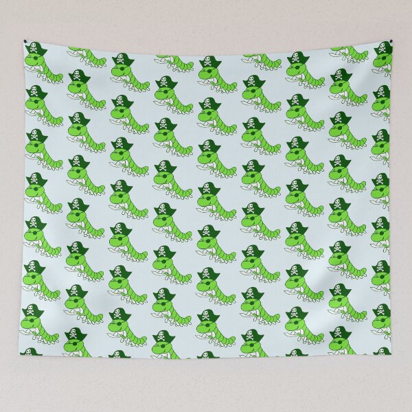 Item preview, Caterpillar Sabre Pirate Captain Cap Funny Cute designed and sold by shirt-o-mat.
