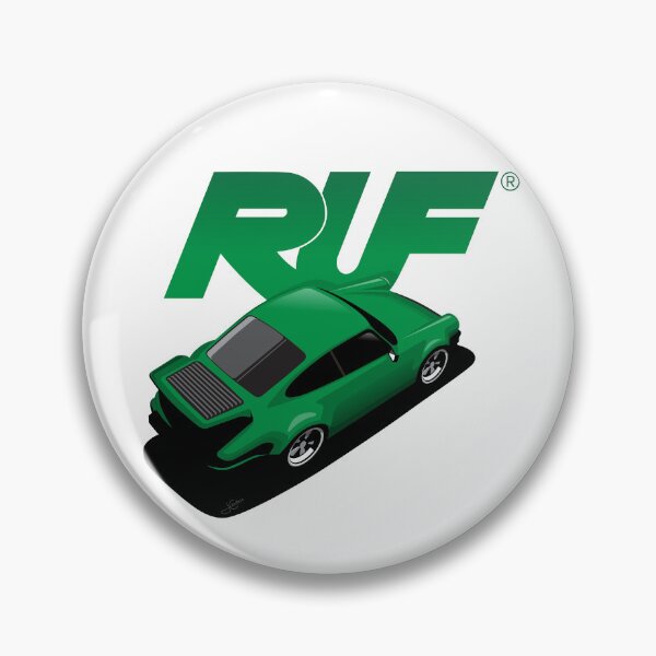 Item preview, Porsche 930 RUF Green Illustration designed and sold by blackdogshop.