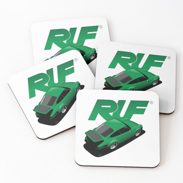 Item preview, Porsche 930 RUF Verde Ilustración designed and sold by blackdogshop.