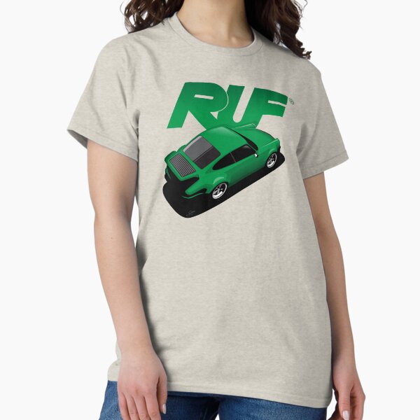 Item preview, Porsche 930 RUF Green Illustration designed and sold by blackdogshop.